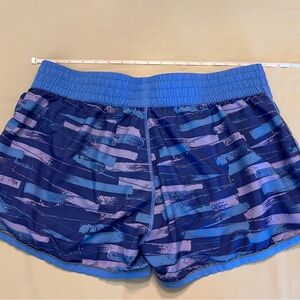 Under Armour Black and Blue Semi-Fitted Shorts
